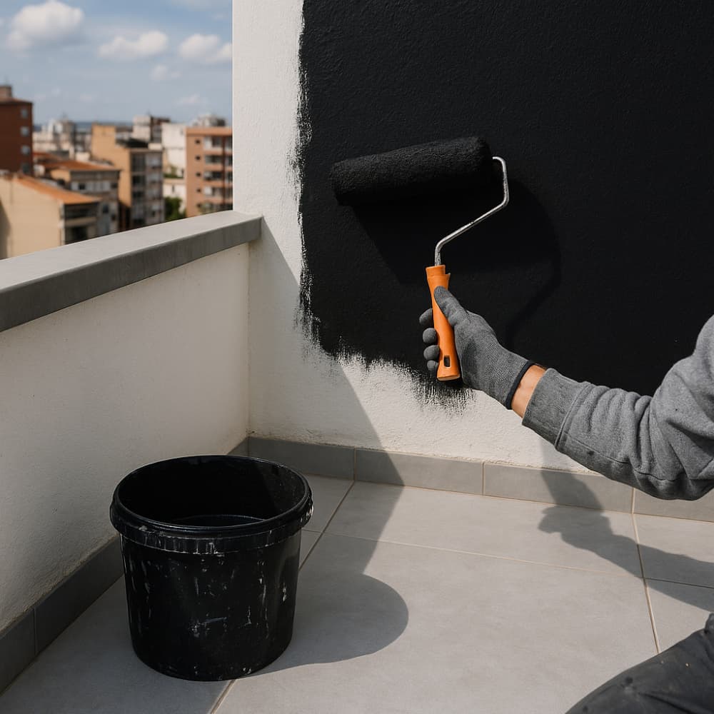 Pintura esmalte acrílico para interior y exterior color negro Devox Caribe Devocryl 500 (4 L) - Miniatura 4