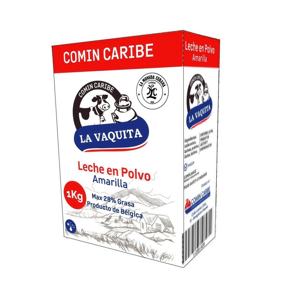 Leche en polvo amarilla La Vaquita (1 kg / 2.2 lb) - Miniatura 1