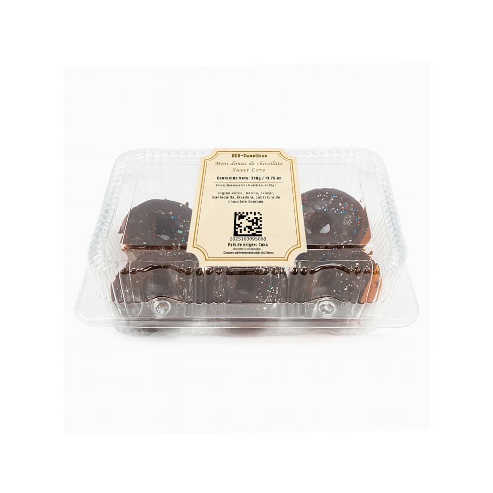 Sweet Love No.1: Lonjas de chocolate - bombón + Mini donas de chocolate + Mini eclairs - Miniatura 2