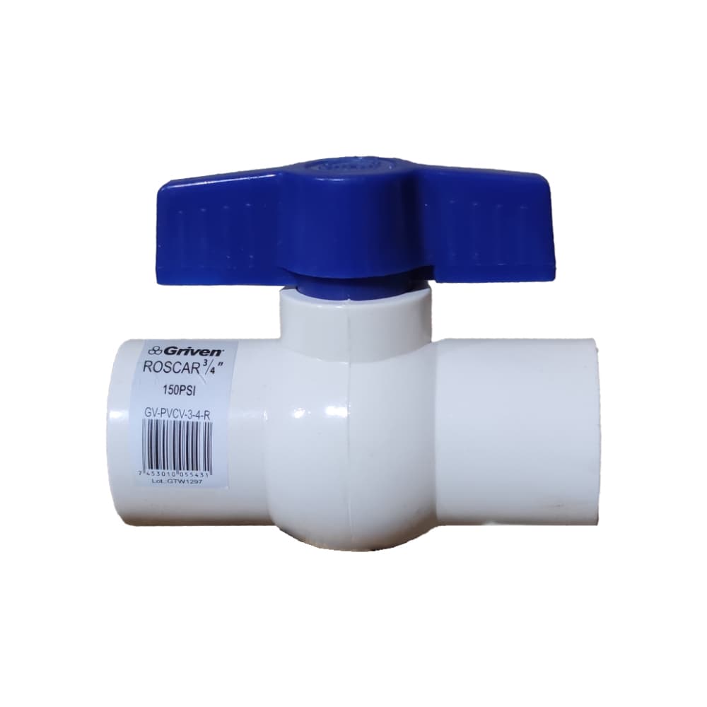 Llave de paso de PVC de 3/4" Griven - Miniatura 3