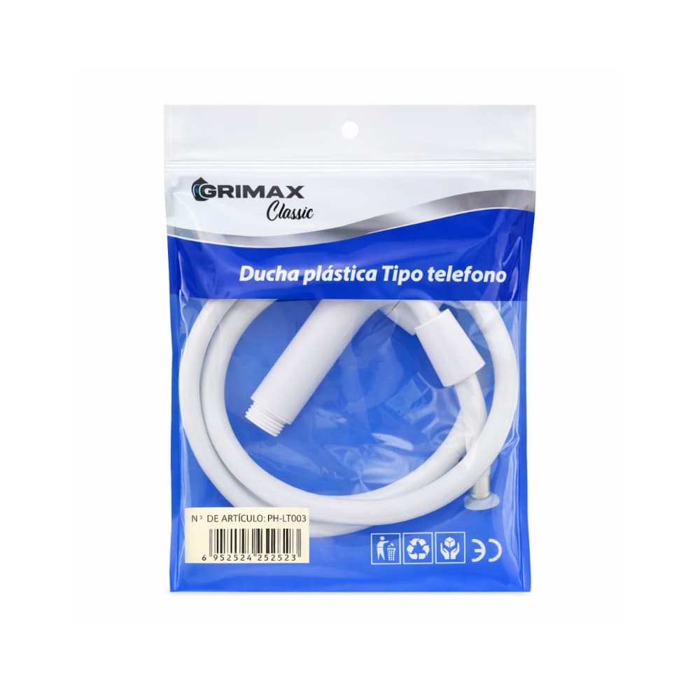 Ducha sanitaria de plástico tipo teléfono para baño Grimax Classic - Miniatura 8