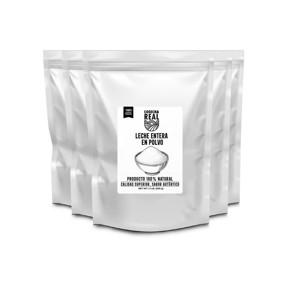 Leche entera en polvo Cosecha Real (5 x 500 g / 1.1 lb) - Imagen 1