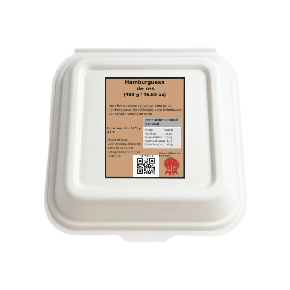 Hamburguesa de res Pida (480 g / 16.93 oz) - Miniatura 3