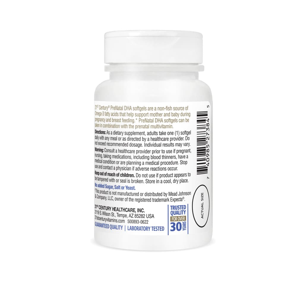 Prenatal + DHA 21st Century (30 cápsulas blandas) - Miniatura 3