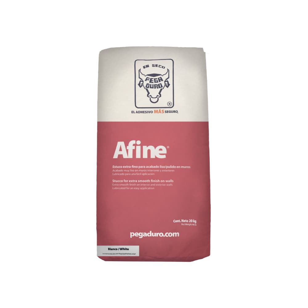 Masilla blanca para paredes y techos Afine Pegaduro (20 kg / 44 lb) - Miniatura 1