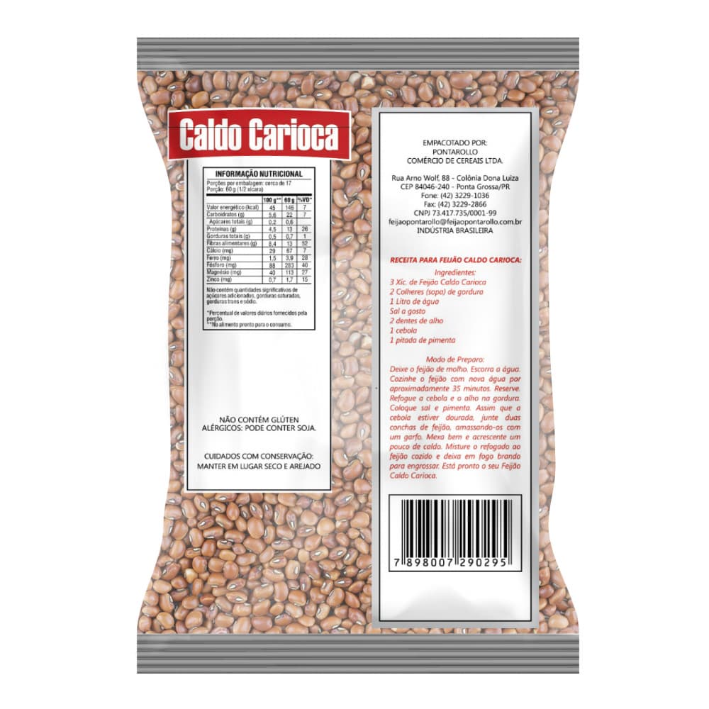 Frijoles pintos Caldo Carioca (3 x 1 kg / 2.2 lb) - Miniatura 2