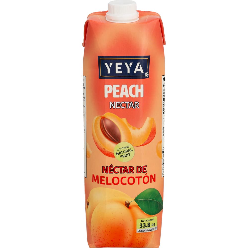 Néctar de melocotón YEYA (6 x 1 L / 33.8 fl oz) - Miniatura 3