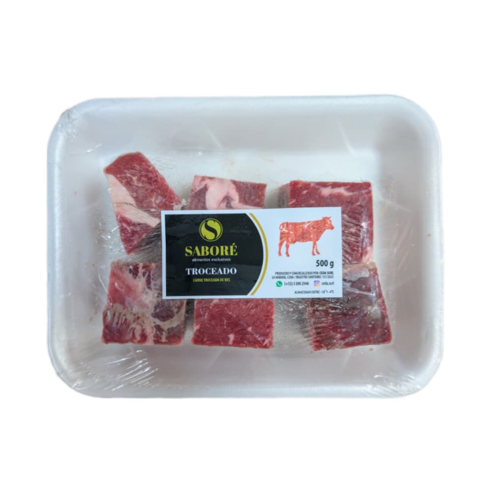 Carne de res de segunda troceada Saboré (500 g / 1.10 lb) - Miniatura 3