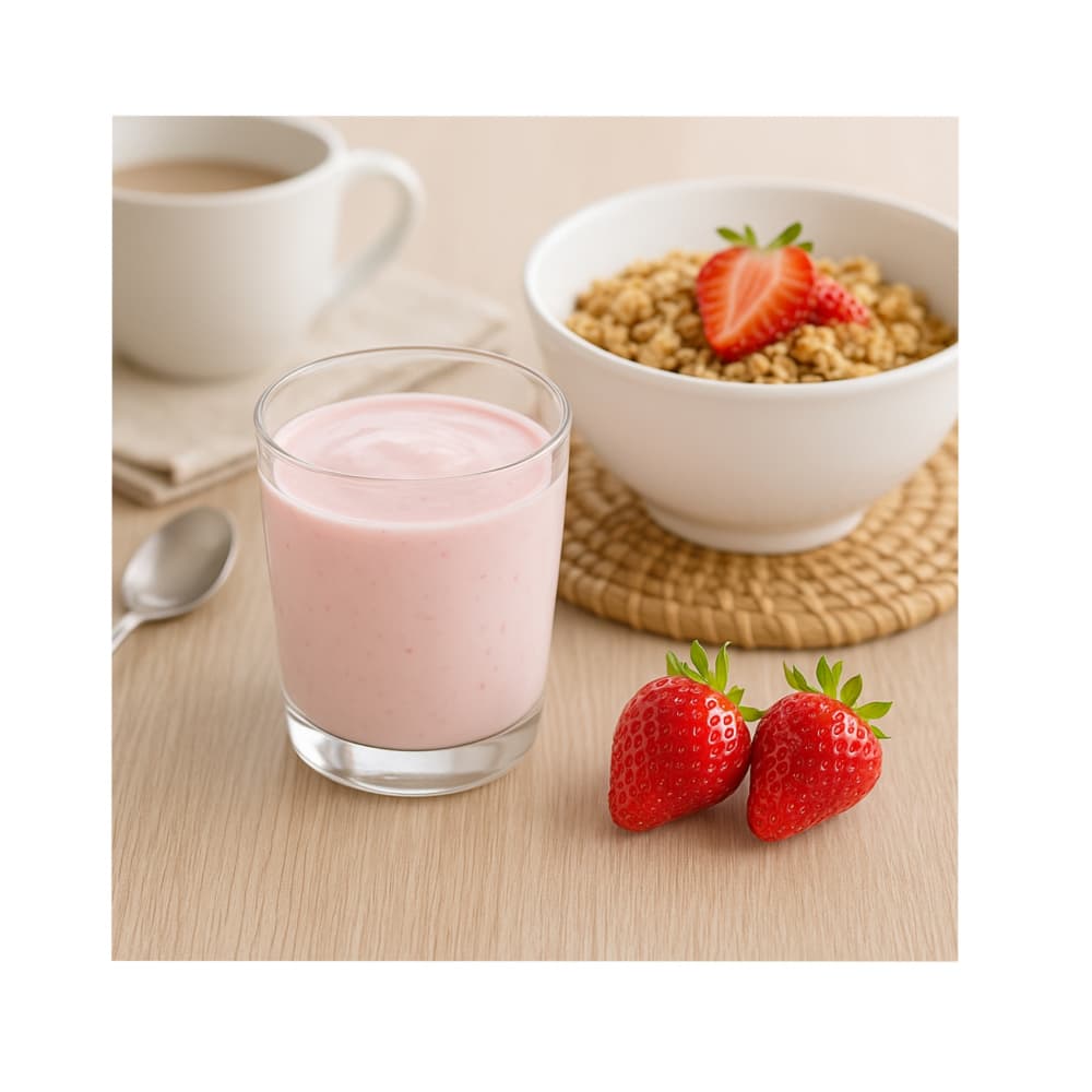 Yogurt probiótico de coágulo sabor fresa Alask (4 L) - Miniatura 4