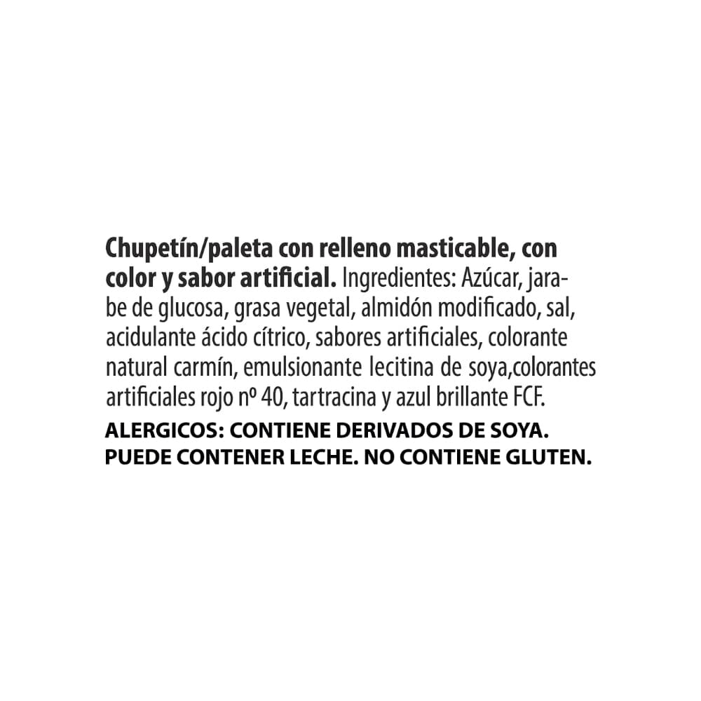 Paquete de chupa chupa relleno de chicle Florestal (1 kg / 2.20 lb) - Miniatura 3
