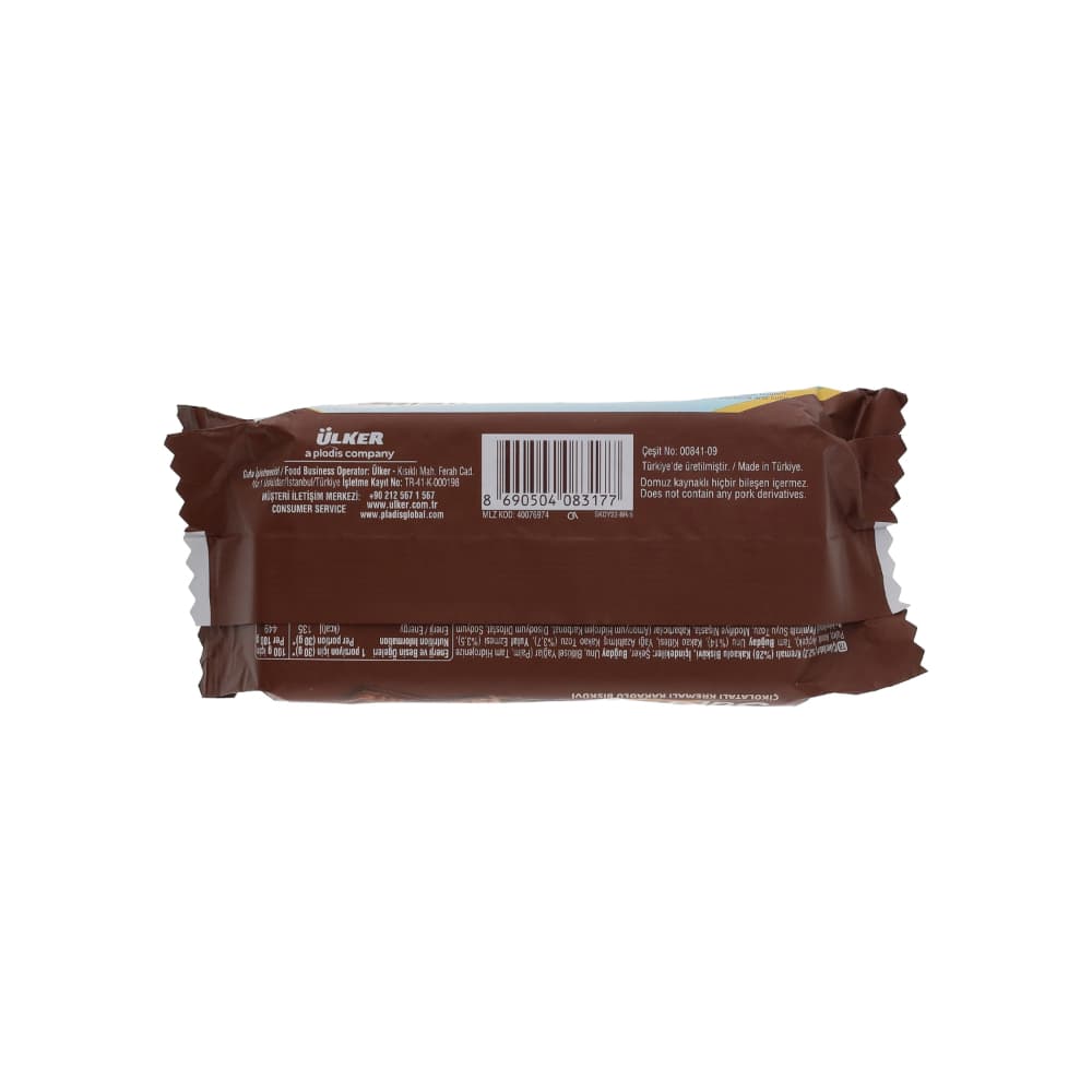 Galletas Saklikoy con crema de chocolate Ülker (87 g / 3.07 oz) - Miniatura 3