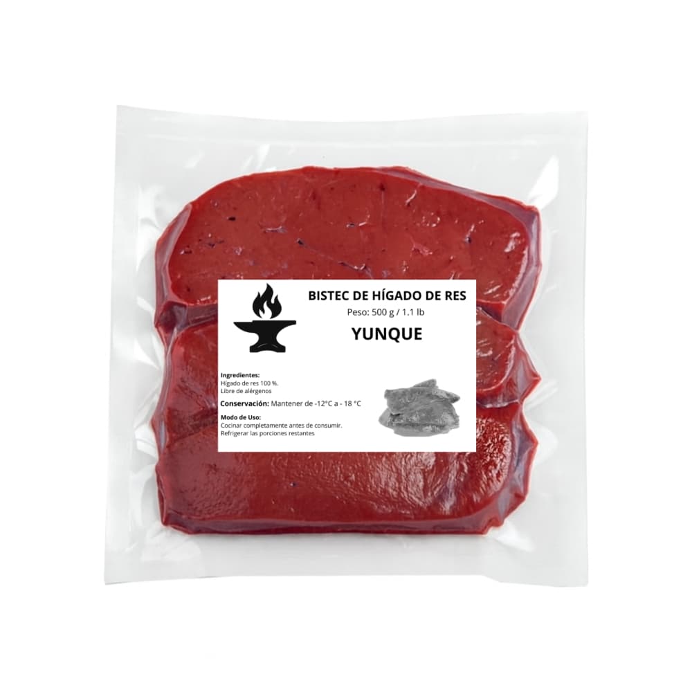 Bistec de hígado de res Yunque (500 g / 1.1 lb) - Miniatura 2