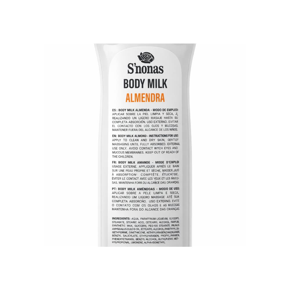 Crema corporal de almendra S'nonas (750 ml) - Miniatura 3