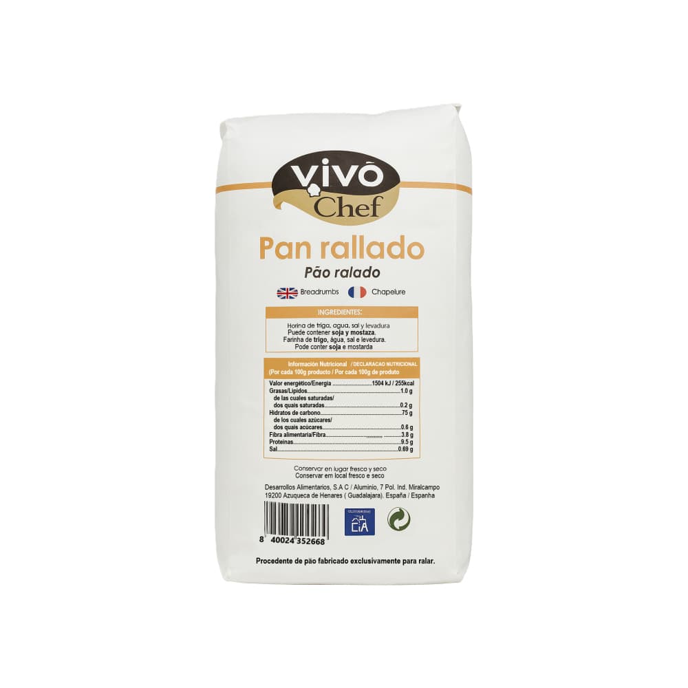 Pan rallado Vivo Chef (5 kg / 11.02 lb) - Miniatura 2
