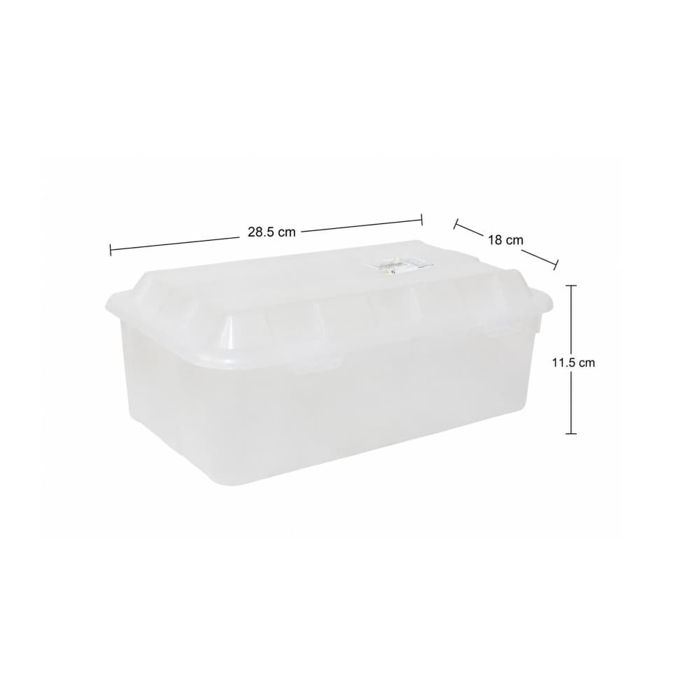 Contenedor transparente de plástico para alimentos Casa y Menaje - Miniatura 2