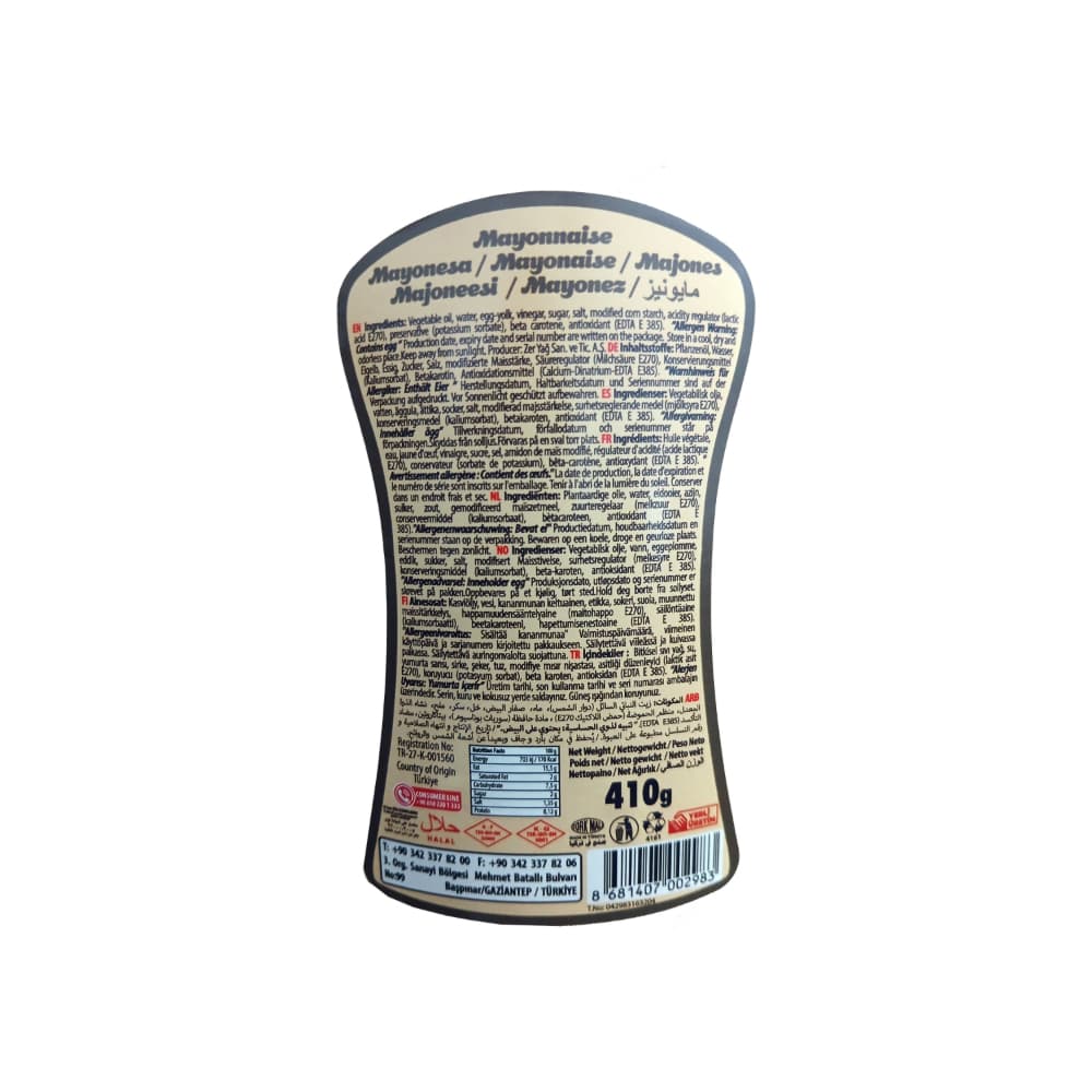 Mayonesa Sor (410 g / 14.46 oz) - Miniatura 3