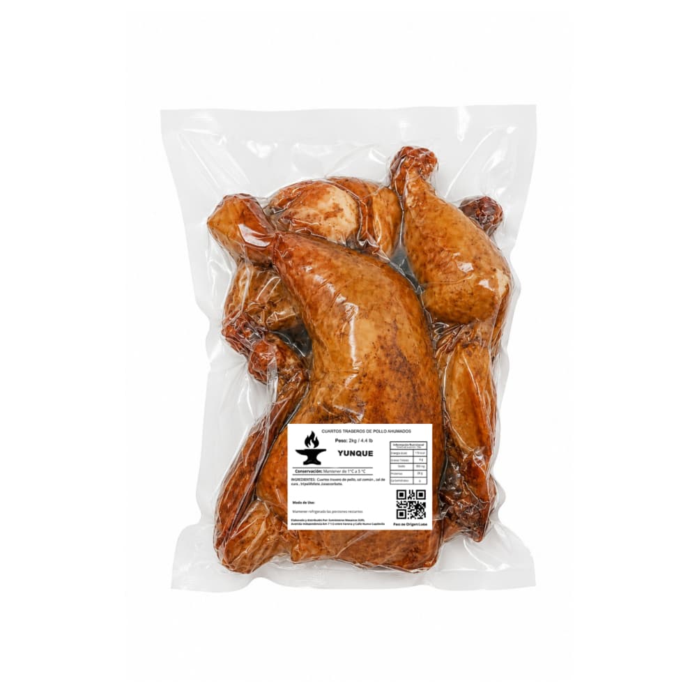 Cuartos traseros de pollo ahumados Yunque (2 kg / 4.4 lb) - Miniatura 2