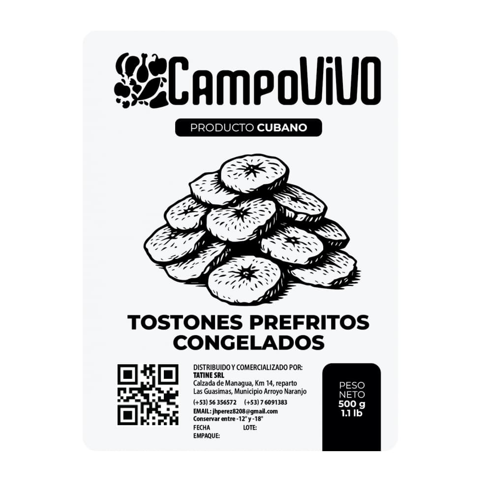 Tostones prefritos congelados Campo Vivo (500 g / 1.1 lb) - Miniatura 3