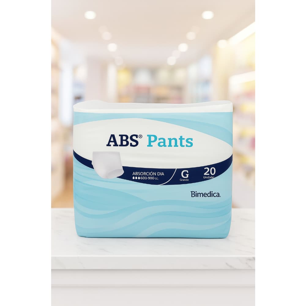 Pañales desechables para adultos talla G ABS PANTS (20 U) - Miniatura 4
