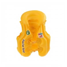 Chaleco salvavidas para niños pequeños con hebilla ajustable color amarillo Shuixiha