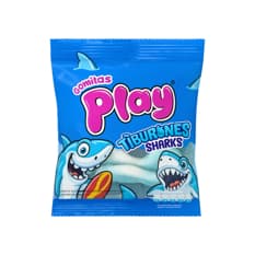Gomas de Gelatina sabores surtidos a frambuesa y fresa Play (55 g / 1.94 oz)