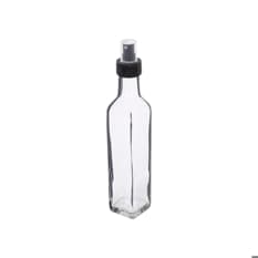 Botella de cristal cuadrada con pulverizador 250 ml Alessandro
