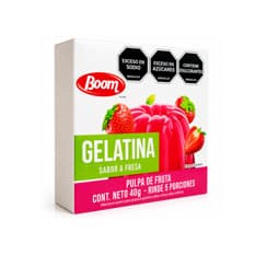 Gelatina sabor fresa Boom (40 g / 1.4 oz)