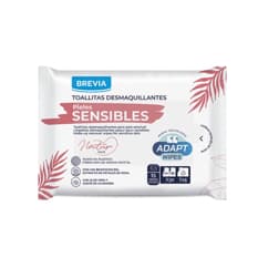 Toallitas desmaquillantes para pieles sensibles Brevia (15 U)