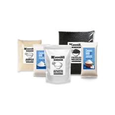 Combo básico Campo Vivo #11: Leche entera en polvo + Arroz grano largo + Azúcar refinada + Frijoles negros + Sal fina común