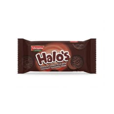 Galletas de chocolate rellenas con crema sabor chocolate Victoria Garden Halo’s (30 g / 1.05 oz)