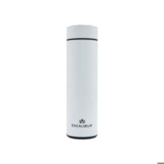 Termo inteligente con medidor de temperatura blanco 500 ml Excalibur