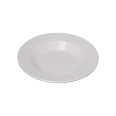 Plato hondo color blanco crema Kulsan