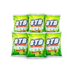 Detergente en polvo multiusos con fragancia a limón STB (6 x 500 g / 1.1 lb)