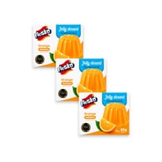 Gelatina de naranja Fresko (3 x 85 g / 3 oz)