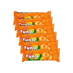 Galleta de crema con sabor a naranja Fun2 (6 x 36 g / 1.27 oz)