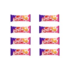 Galleta sándwich con crema de fresa Keyf Golda (8 X 50 g / 1.76 oz)