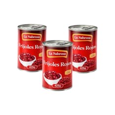 Frijoles rojos enlatados La Sabrosa (3 X 425 g / 15 oz)