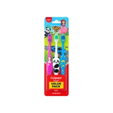 Cepillos dentales infantiles Colgate Kids 2+ Ultra Soft (3 U)