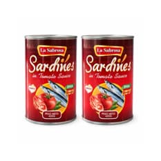 Sardina en salsa de tomate La Sabrosa ( 2 x 425 g / 14.99 oz)
