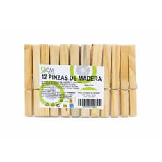 Pinzas de madera Casa y Menaje (12 U)