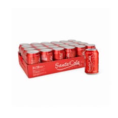 Refresco gaseado de cola SantaCola (24 x 330 ml)