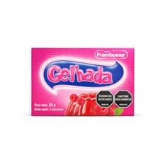 Gelatina sabor frambuesa Gel´hada (35 g / 1.23 oz)