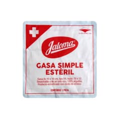 Gasa simple estéril de 10 cm x 10 cm Jaloma