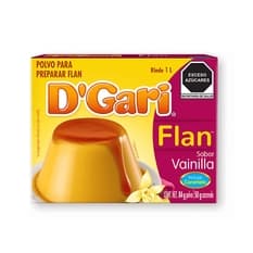 Polvo para preparar flan sabor vainilla D'Gari (134 g / 4.7 oz)