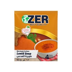 Sopa de lentejas Zer (65 g / 2.20 oz)