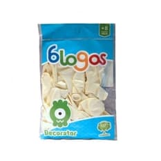 Paquete de globos blanco nieve Blogos Decorator (30 U)
