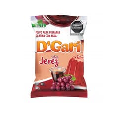 Gelatina con agua sabor jerez D'Gari (120 g / 4.23 oz)