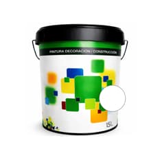 Pintura acrílica interior de color blanco Flash Euro Campi (15 L)