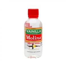 Saborizante artificial vainilla cristalina Molina (120 ml / 4.06 floz)