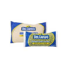 Arroz de grano largo Del Campo (2.27 kg / 5 lb) + Chícharos verdes partidos Del Campo (454 g / 1 lb)